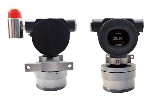 Online Gas Detector 7*24h O2, NH3, CO2 3 In 1 Detector Optional Wireless Transmit