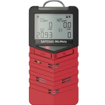 MicMeta IECEx/ATEX/EMC/Marine Certified Multi Gas Detector Portable for CO H2S O2 LEL CO2 5 gases