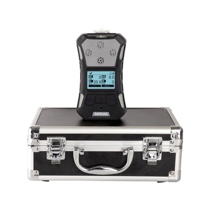 Portable LEL, CO2, CO, H2S, O2, SO2 Gas Detector 6 In 1 Analyzer IECEX and ATEX certificate