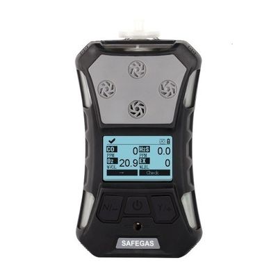 IECEX/ATEX/EMC Certified Portable Multi Gas Detector IP67 Water & Dust Resistant