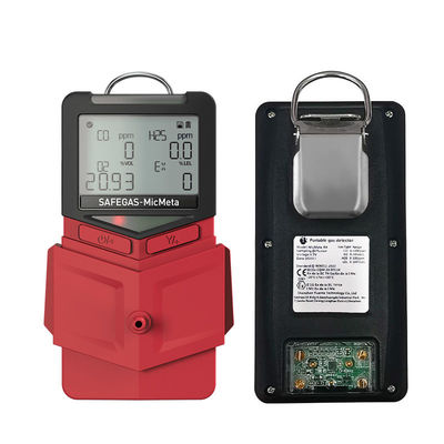 IP68 Dustproof Multi-Gas Detector with Bluetooth Transmission and 1000 Data Records for Safety Warning