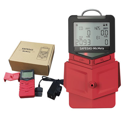 IP68 Dustproof Multi-Gas Detector with Bluetooth Transmission and 1000 Data Records for Safety Warning