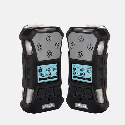 Portable Multi Gas Detector with IP67 Protection Pump Suction and Alarm Function for CO2 and O2 Detection