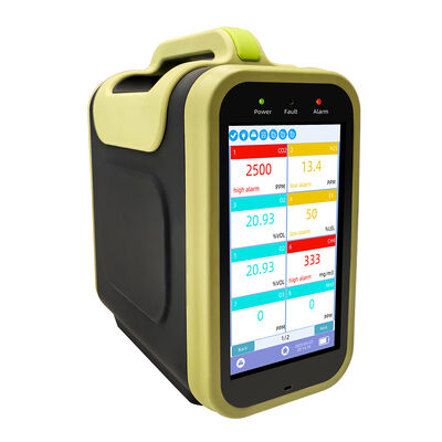 Portable Multi Gas Detector with 14 Gases Detection, 5200mAh Battery, and Modular Design for Industrial Safety