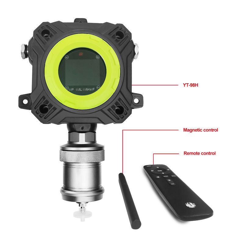 Safegas YT-98H Fixed Multi-Gas Detector with Built-in Pump and Wireless Data Transmission IECEx ATEX Certified for Industrial Use