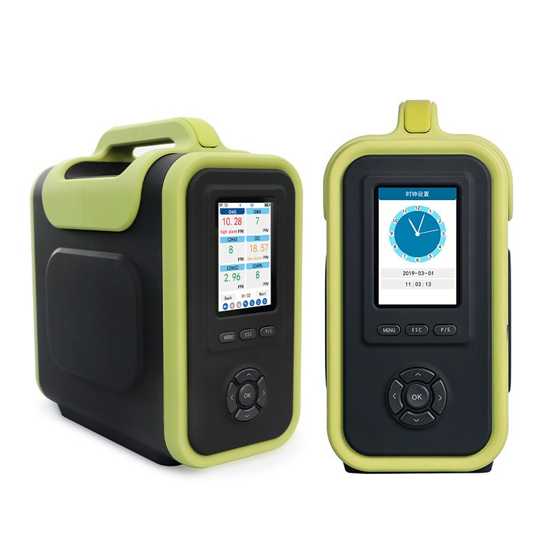 Durable Portable H2S CL2 H2 EX CH4O CXHY O2 Gas Analyzer With Modular Internal Structure And 3.5-inch High-Definition IPS LCD
