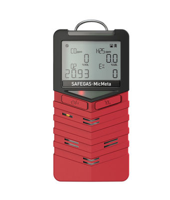 Detettore di gas portatile singolo con aspirazione a diffusione minimizzata e lungo tempo di attesa